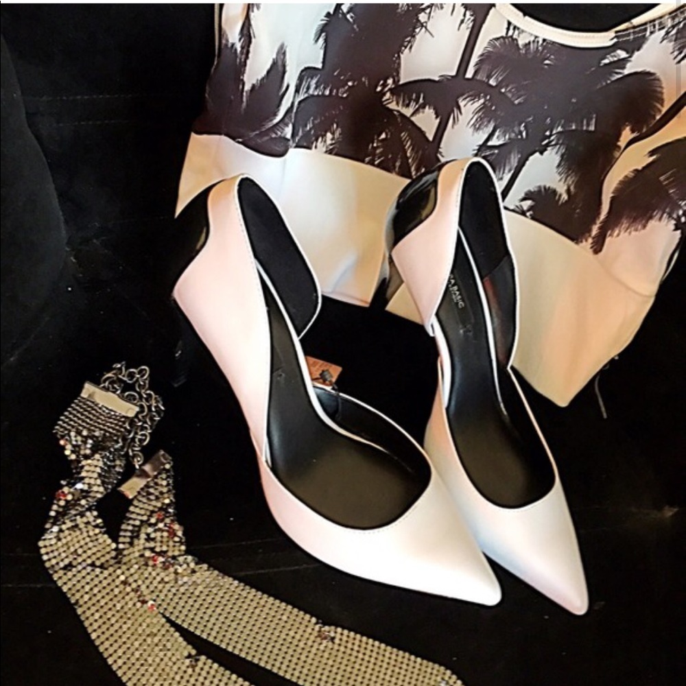 New Zara Colorblock Heels